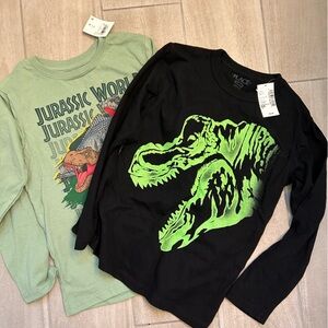 Dinosaur Kids Long Sleeve Shirt bundle nwt size 5